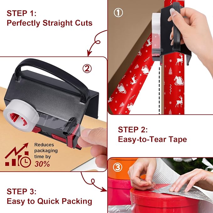 VEEVEO Gift Wrapping Paper Cutter Set