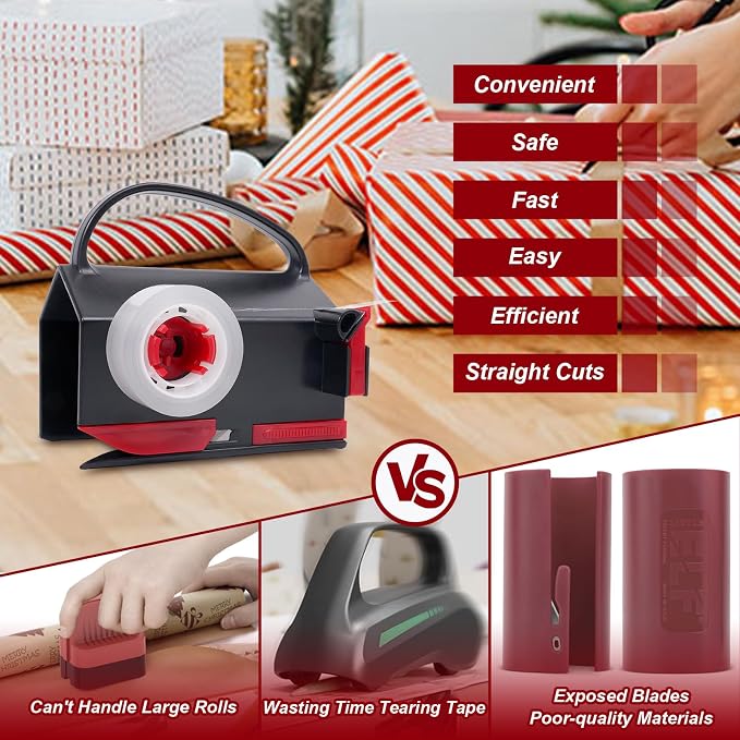 VEEVEO Gift Wrapping Paper Cutter Set